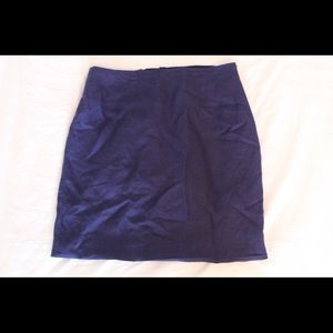 Navy pencil skirt (S)